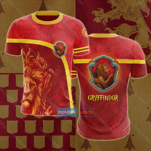 Gryffindor House Harry Potter New Unisex 3D T-shirt   