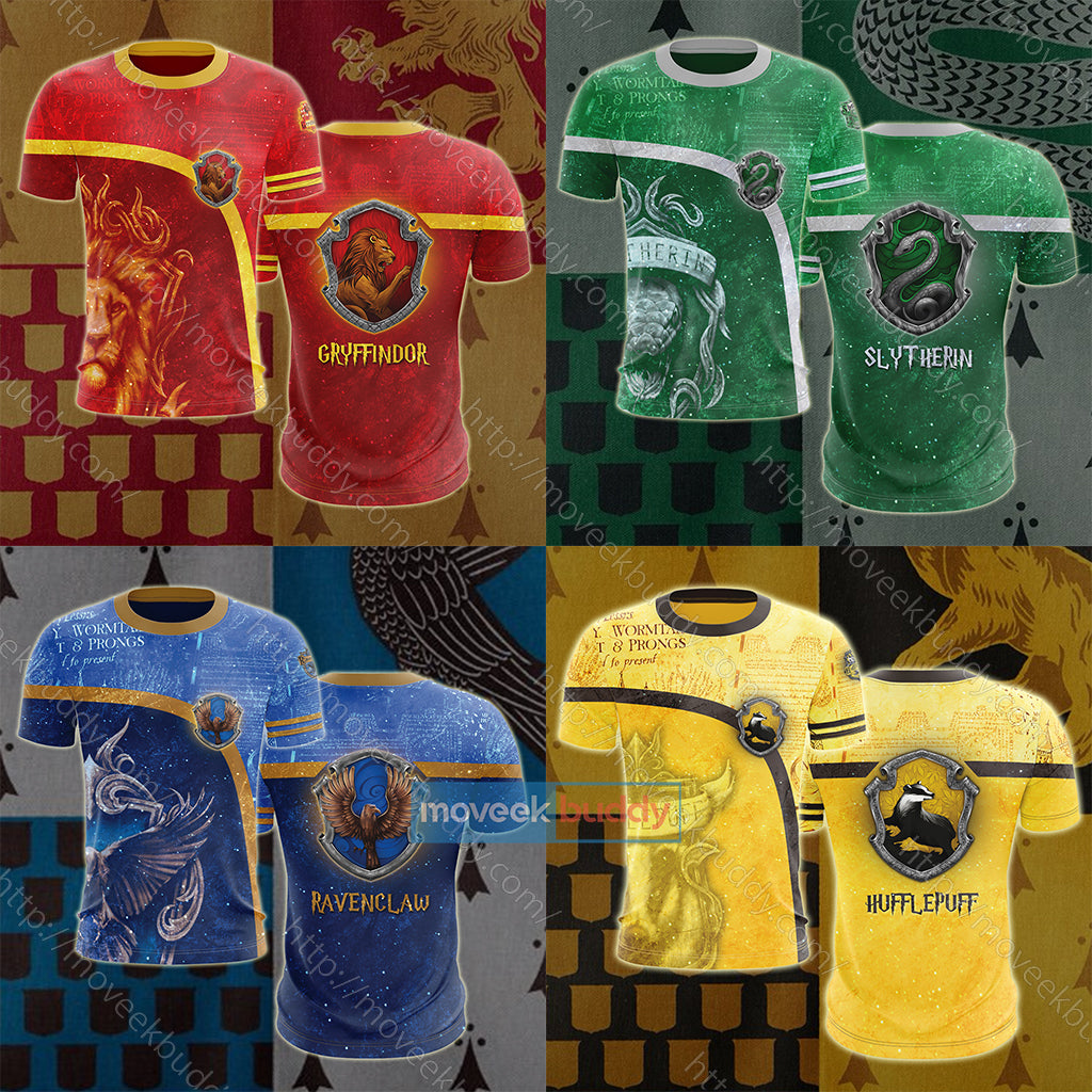 Gryffindor House Harry Potter New Unisex 3D T-shirt   