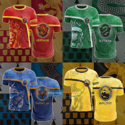 Gryffindor House Harry Potter New Unisex 3D T-shirt   