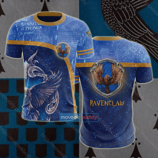 Ravenclaw House Harry Potter New Unisex 3D T-shirt   