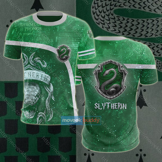 Slytherin House Harry Potter New Unisex 3D T-shirt   