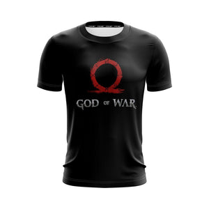 God Of War Kratos Omega Symbol Unisex 3D T-shirt   