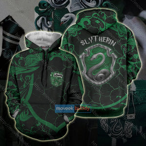 Hogwarts Cunning Like A Slytherin Harry Potter New Unisex 3D T-shirt Hoodie S 