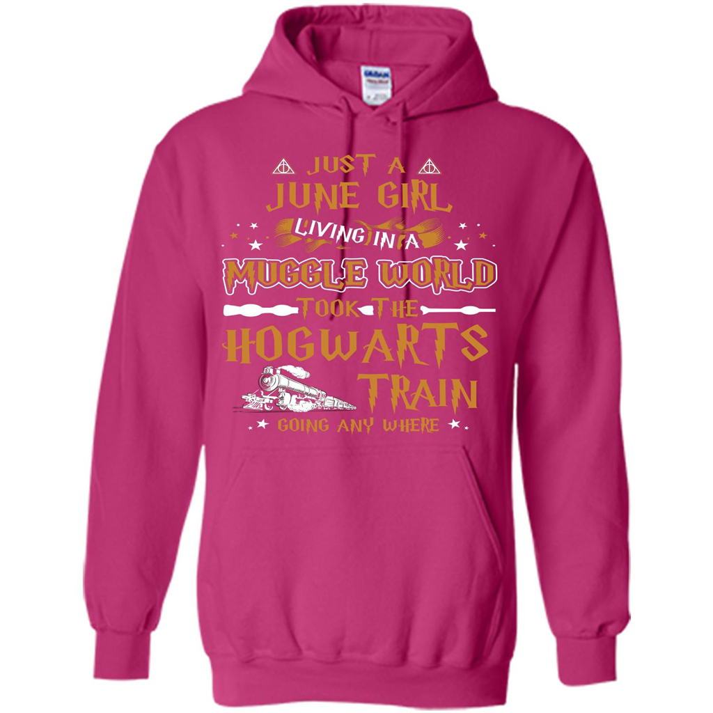 Harry Potter T-shirt Just A June Girl Living In A Muggle World   