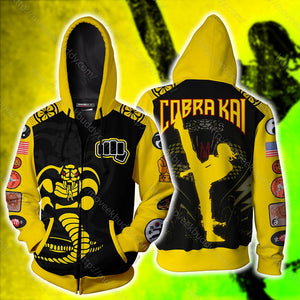 The Karate Kid Cobra Kai 3D Hoodie Zip Hoodie Version 2 S