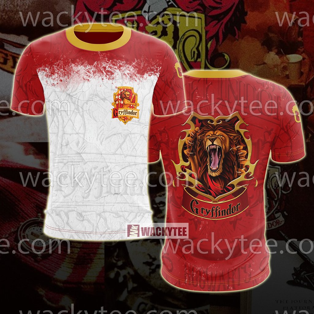 Gryffindor Wear Your House Colours With Pride Unisex 3D T-shirt   