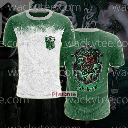 Slytherin Wear Your House Colours With Pride Unisex 3D T-shirt   