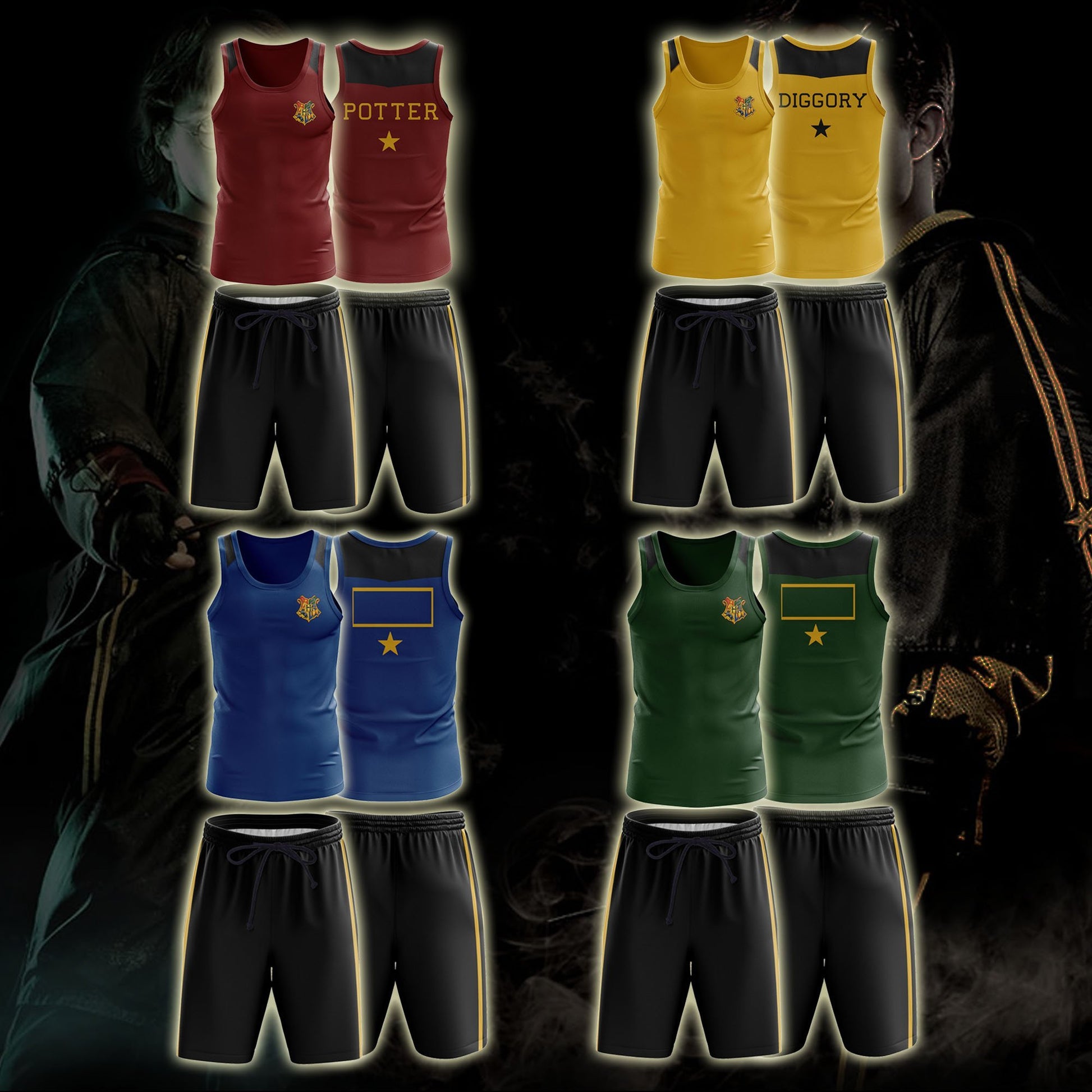 Harry Potter Triwizard Tournament Potter (Custom) 3D Tank Top   