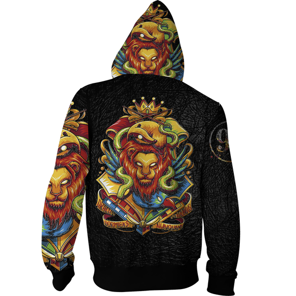 Hogwarts Harry Potter Zip Up Hoodie