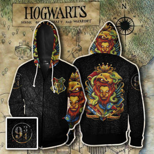 Hogwarts Harry Potter Zip Up Hoodie XXS  