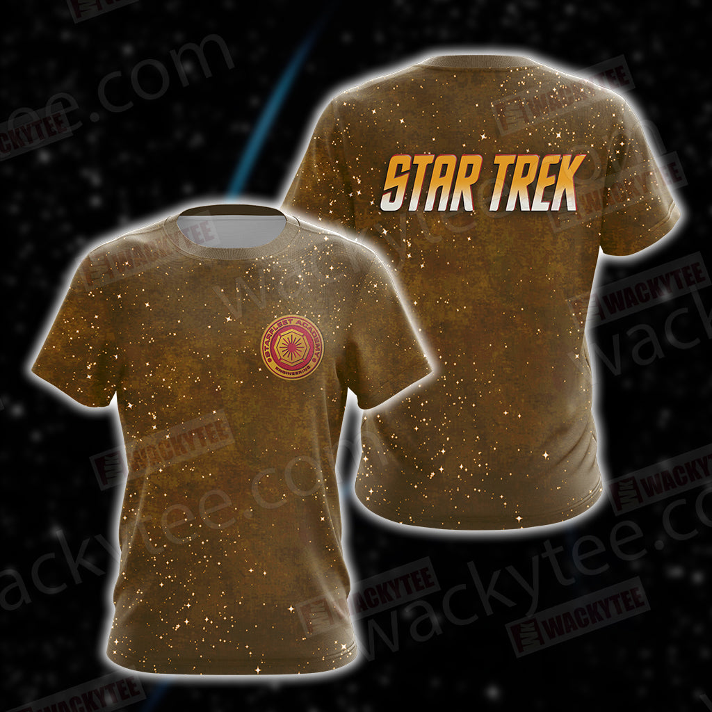 Star Trek - Starfleet Academy Engineering Unisex 3D T-shirt US/EU S (ASIAN L)  