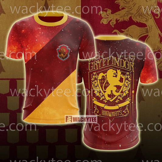 Gryffindor House Hogwarts Harry Potter New Unisex 3D T-shirt   