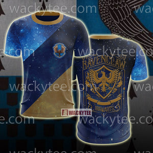 Ravenclaw House Hogwarts Harry Potter New Unisex 3D T-shirt   
