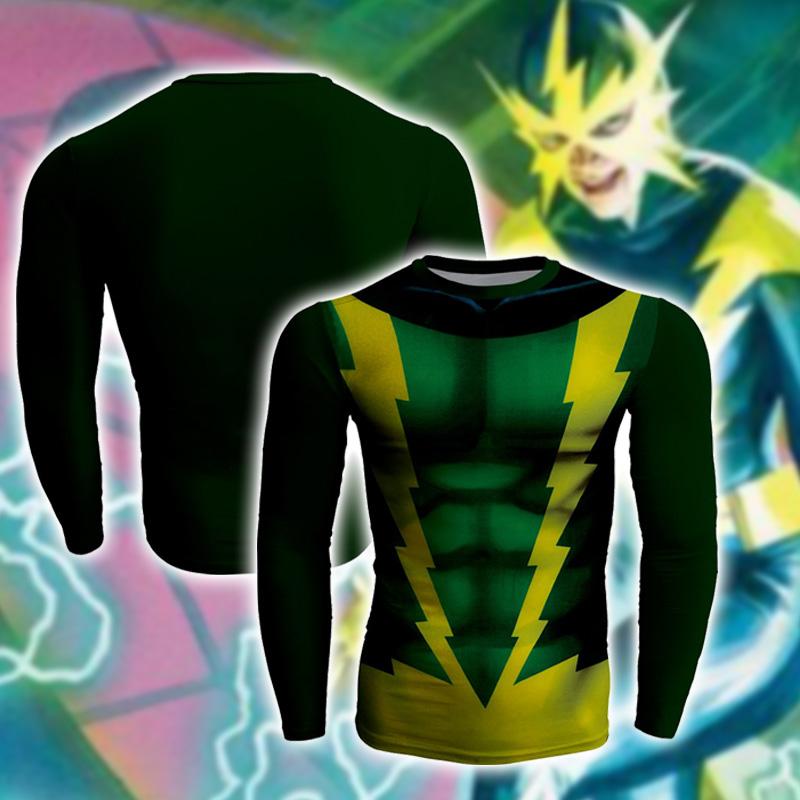 Maxwell Dillon (Earth-TRN160) Cosplay Long Sleeve Compression T-shirt US/EU XXS  
