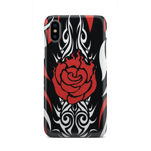 RWBY Ruby Rose Symbol Phone Case iPhone X  