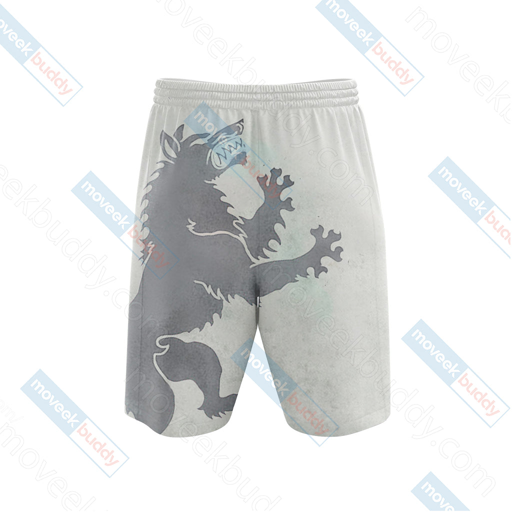 House Stark Game Of Thrones 3D Beach Shorts   