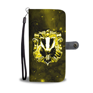 The Hufflepuff Badger Harry Potter Version Galaxy 3D Wallet Case iPhone X / Xs  