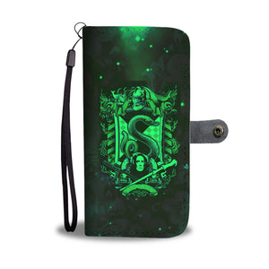 The Slytherin Snake Harry Potter Version Galaxy 3D Wallet Case iPhone X / Xs  
