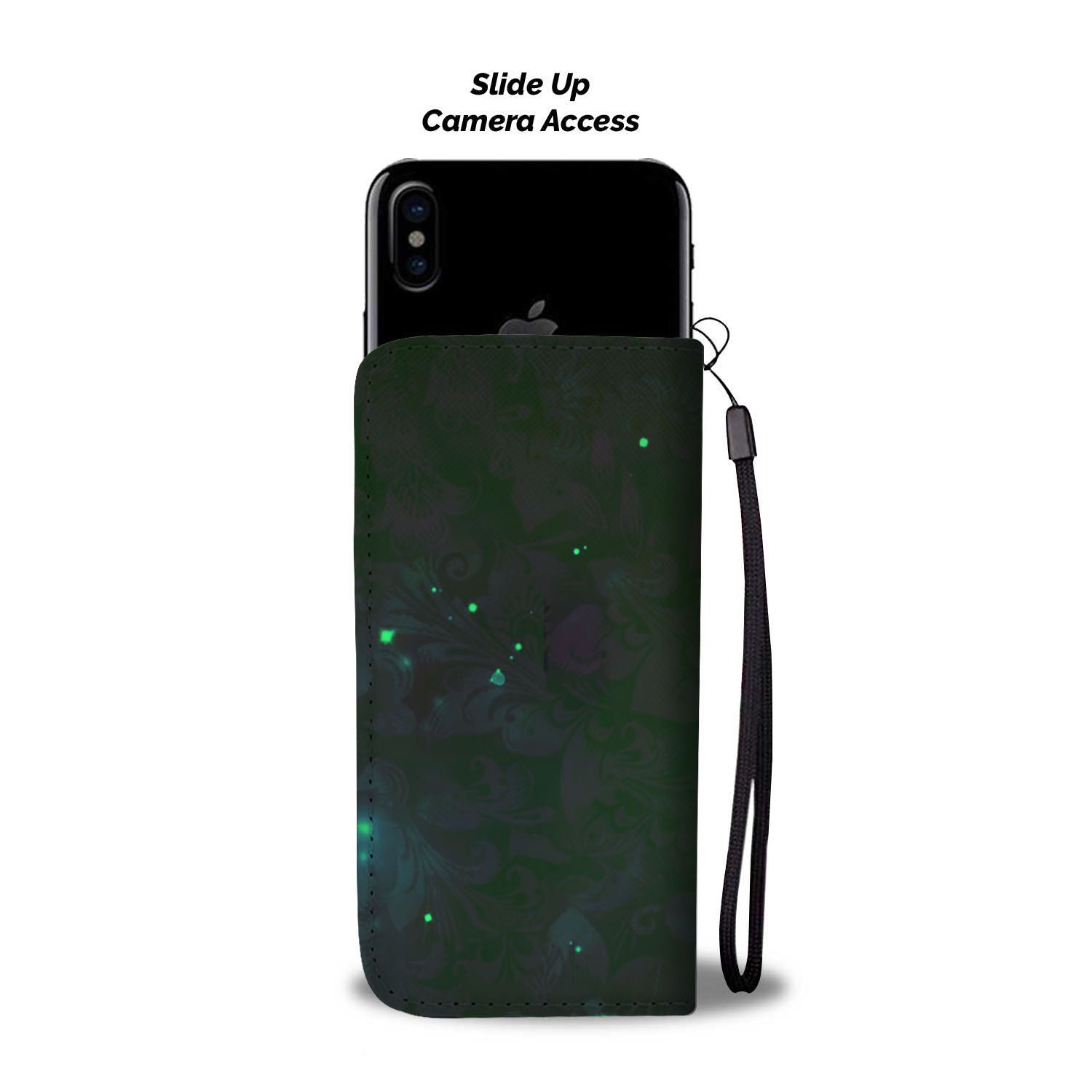 The Slytherin Snake Harry Potter Version Galaxy 3D Wallet Case   