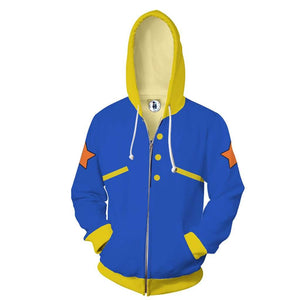 Digimon Tai Kamiya Cosplay Zip Up Hoodie Jacket   