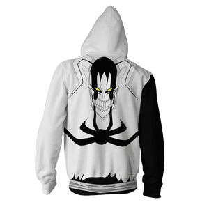 Bleach Vasto Lorde Ichigo Cosplay Zip Up Hoodie Jacket   