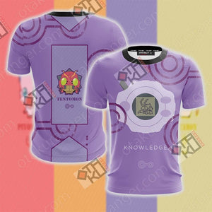 Digimon The Crest Of Knowledge Tentomon Unisex 3D T-shirt   