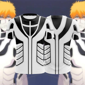 Bleach Ichigo Fullbring Form Cosplay Unisex 3D T-shirt S  