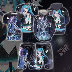 Hatsune Miku Beach Shorts   