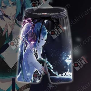 Hatsune Miku Beach Shorts   