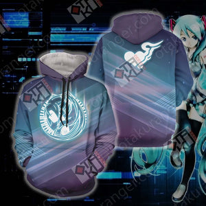 Hatsune Miku New Unisex 3D T-shirt Hoodie S 