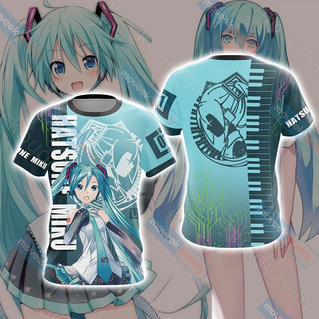 Hatsune Miku New Collection Unisex 3D T-shirt T-shirt S 