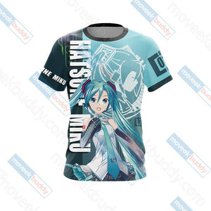 Hatsune Miku New Collection Unisex 3D T-shirt   