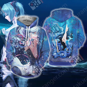 Hatsune Miku New Unisex 3D T-shirt   