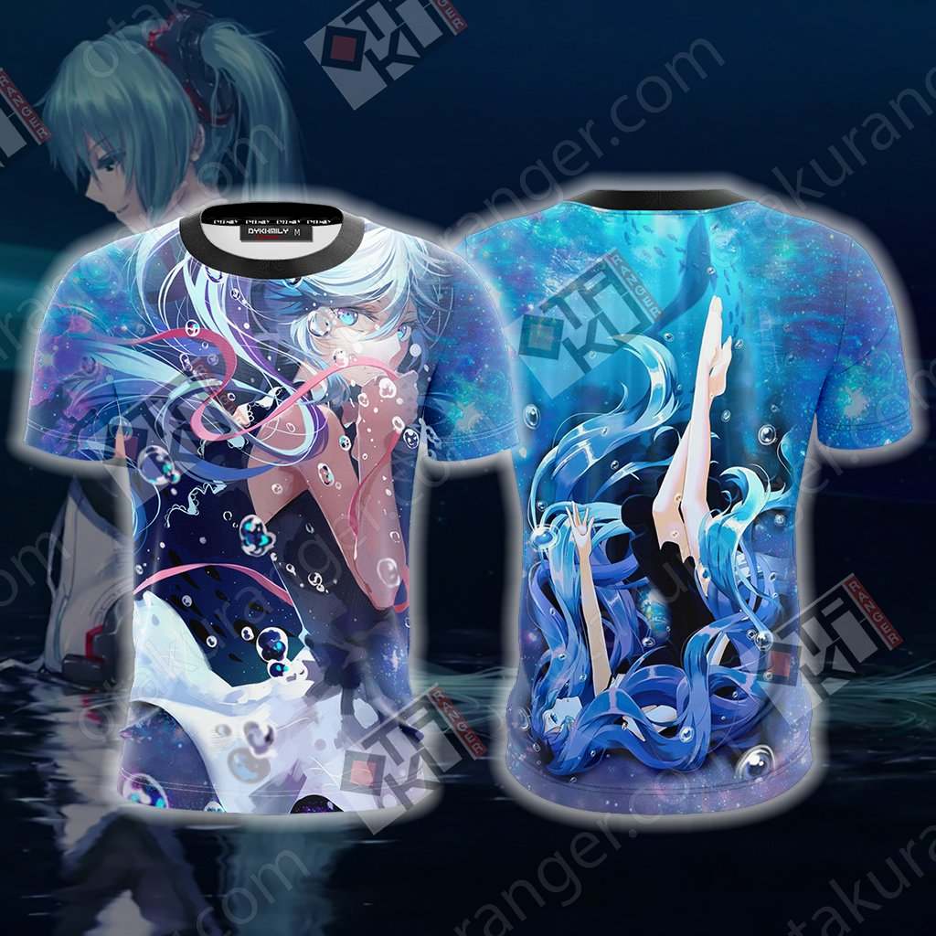 Hatsune Miku New Unisex 3D T-shirt   
