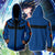Yu-Gi-Oh! Fudo Yusei Cosplay New Look Zip Up Hoodie Jacket 5XL  