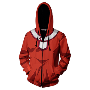 Yu-Gi-Oh! Jaden Yuki Cosplay Zip Up Hoodie Jacket   