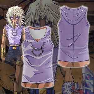 Yu-Gi-Oh! Marik Ishtar Cosplay Unisex 3D T-shirt Tank Top S 