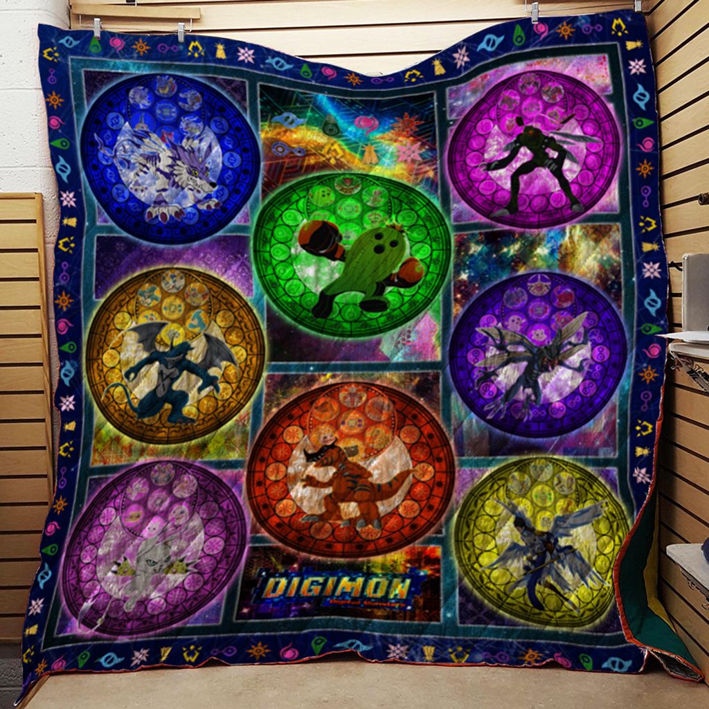 Digimon New Style 3D Quilt Blanket US Twin (60'' x 70'')  