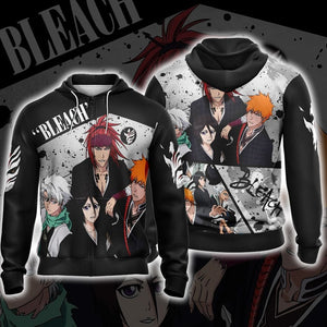 Bleach New Style Unisex 3D T-shirt Zip Hoodie S 