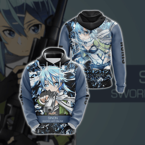 Sword Art Online - Sinon New Style Unisex 3D T-shirt Hoodie S 