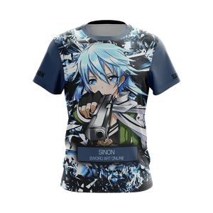 Sword Art Online - Sinon New Style Unisex 3D T-shirt   