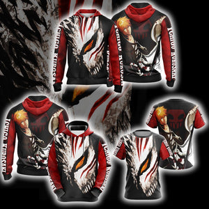 Bleach Ichigo Kurosaki New Unisex 3D T-shirt   