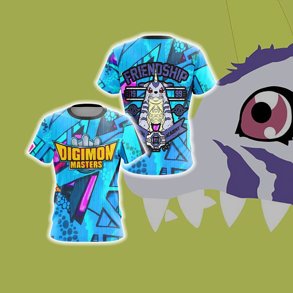 Digimon Master Friendship Unisex 3D T-shirt   