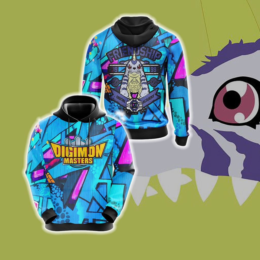 Digimon Master Friendship Unisex 3D T-shirt Hoodie S 