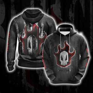 Bleach Skull Unisex 3D T-shirt Hoodie S 