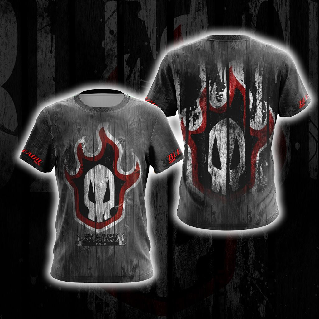 Bleach Skull Unisex 3D T-shirt   