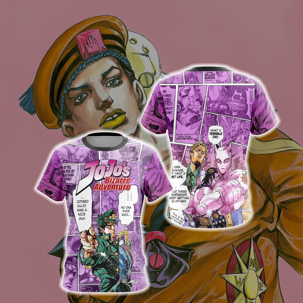 Jojo's Bizarre Adventure New Look Unisex 3D T-shirt   