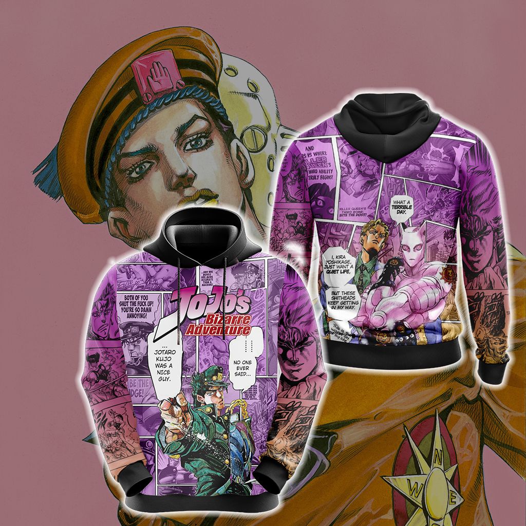 Jojo's Bizarre Adventure New Look Unisex 3D T-shirt Hoodie S 