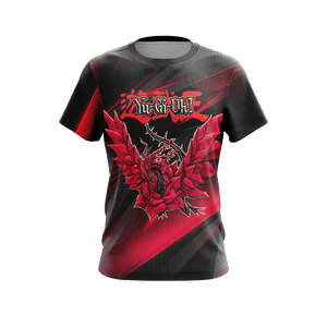 Black Rose Dragon - Yu-Gi-Oh Unisex 3D T-shirt   