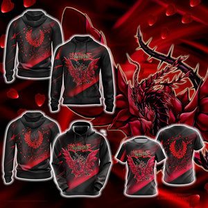 Black Rose Dragon - Yu-Gi-Oh Unisex 3D T-shirt   